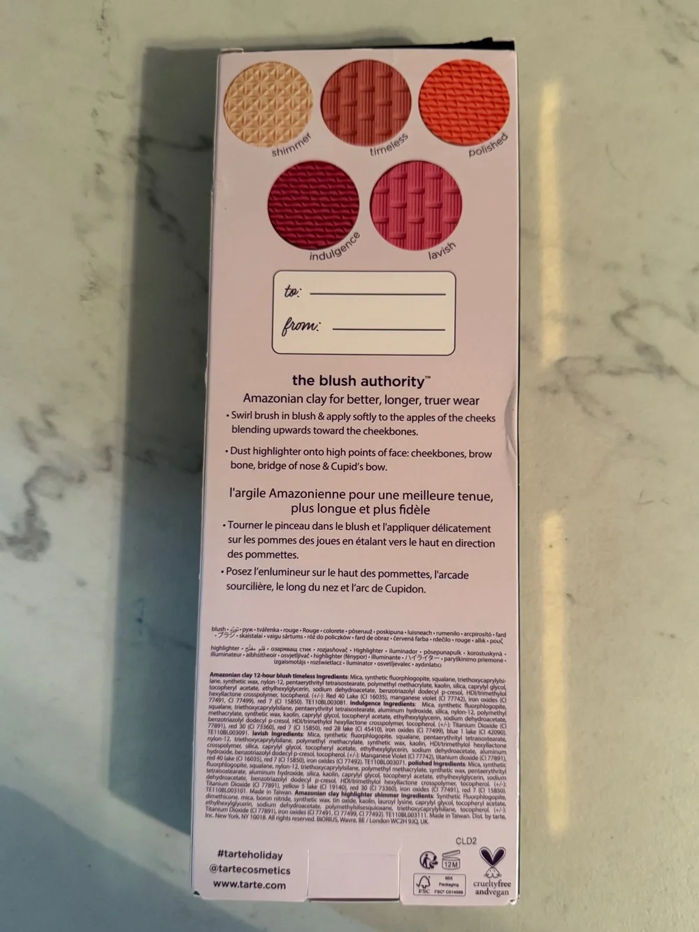 TARTE STAY GOLDEN AMAZONIAN CLAY CHEEK SET